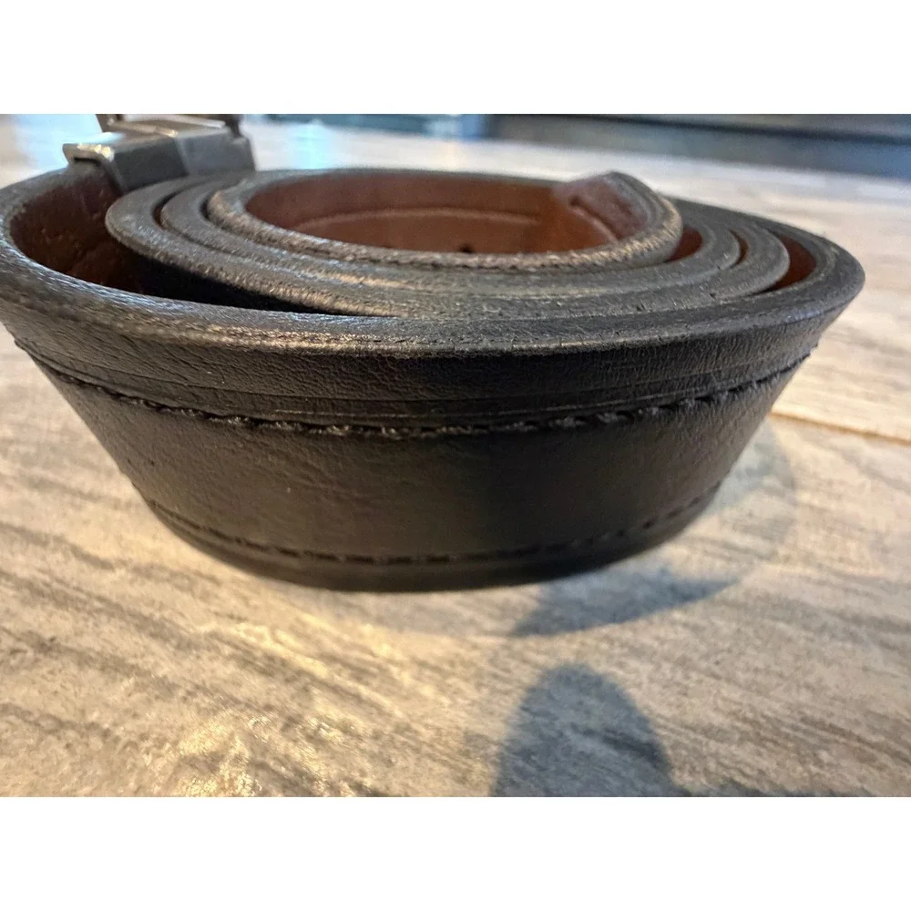 Dickies Reversible Belt Men 34 Black Brown Leather Workwear Casual Mens